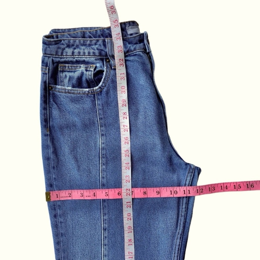 Hidden Jeans Pintuck Front Split Asymmetrical Cro… - image 8